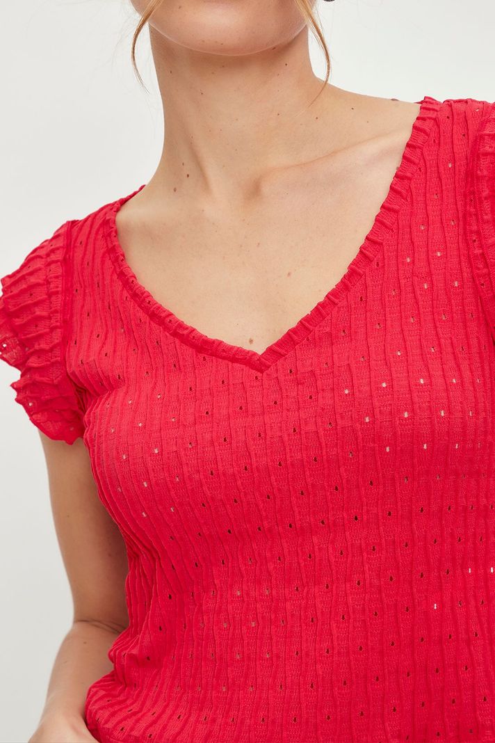 Polera Lisa coral iO 14220224064133-1