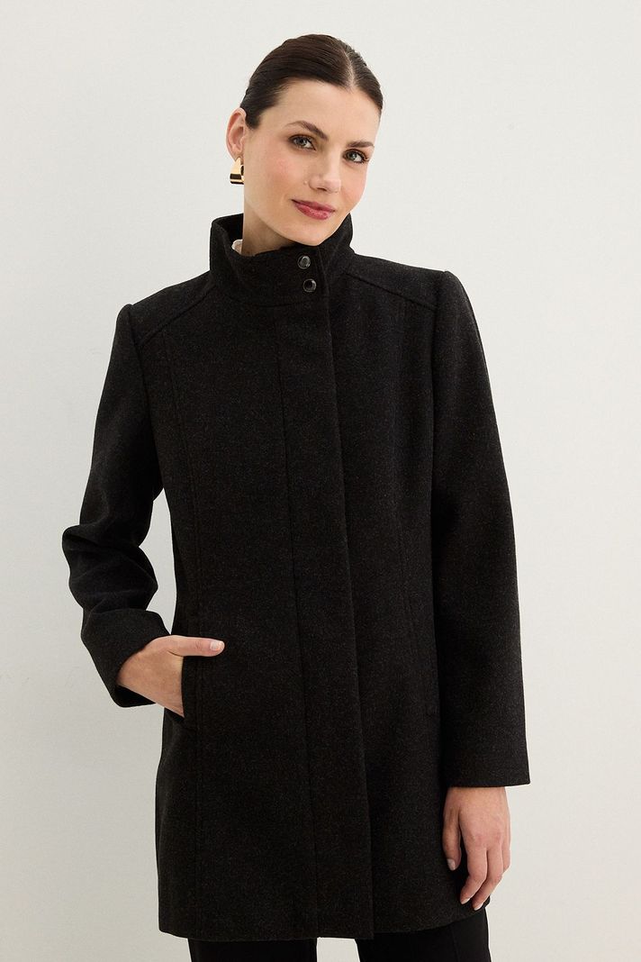 Chaqueton Cuello Alto De Muflon Negro 17202125005102-2