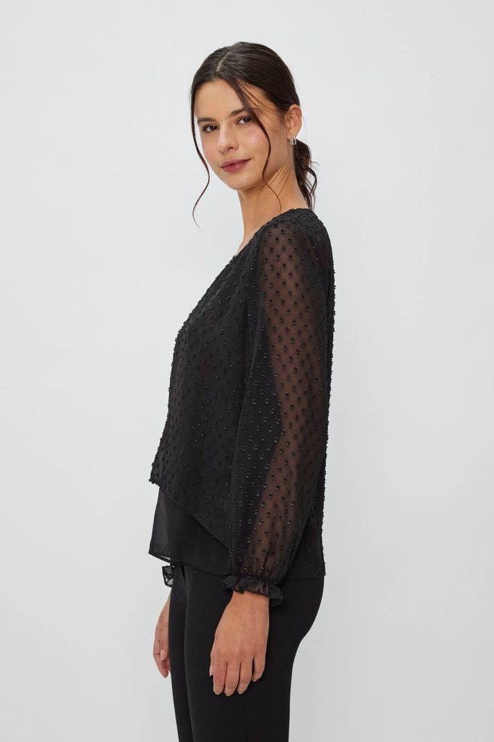 Blusa Lisa Negro Ash 14007124013102-2
