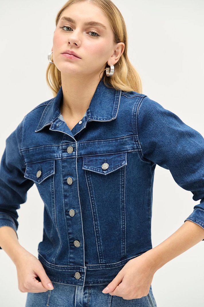 Chaqueta Mezclilla Azul iO 17820224001104-0