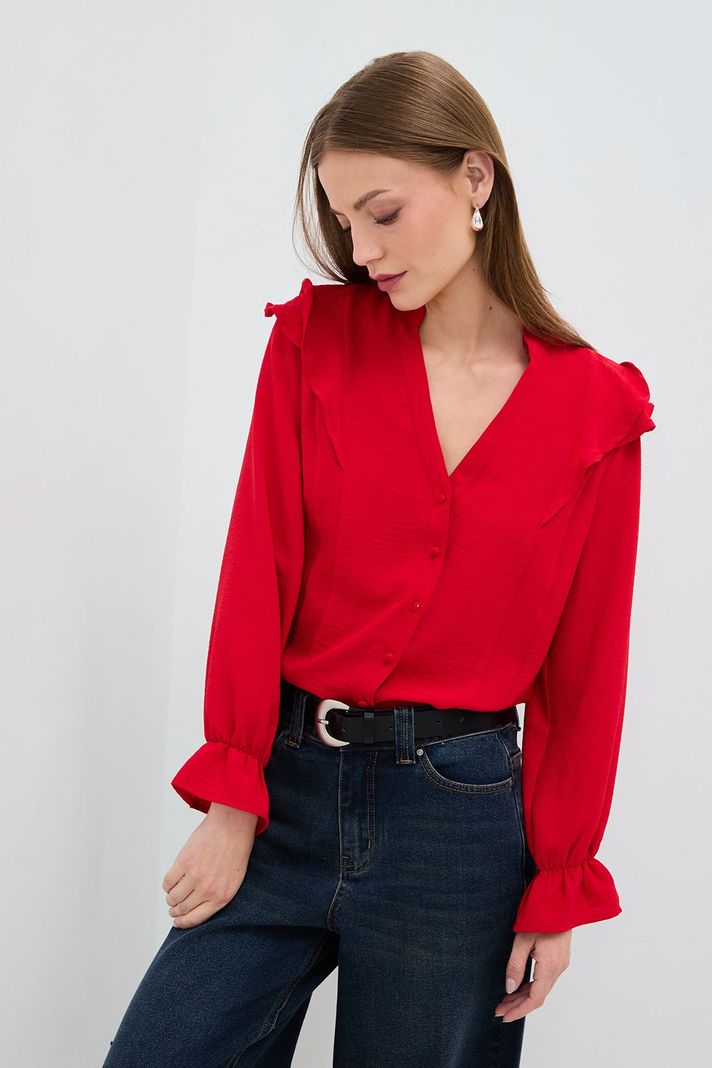 Blusa Lisa Rojo 14020125066103-0