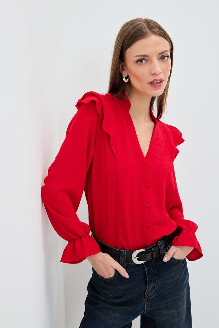 Blusa Lisa Rojo 14020125066103-2