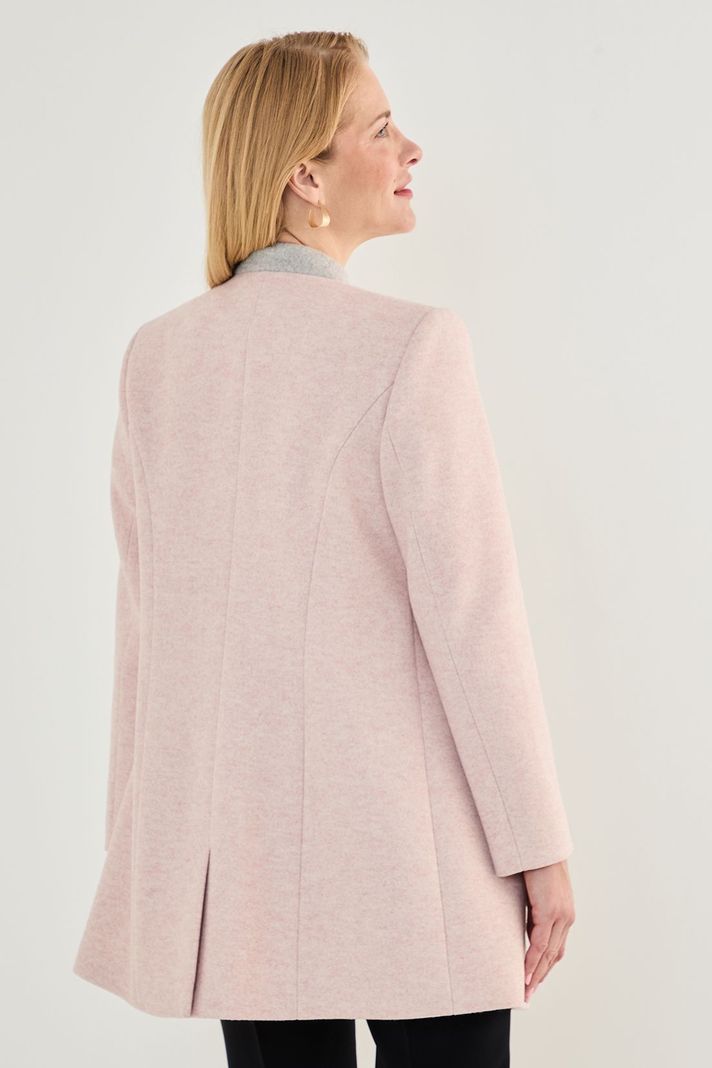 Abrigo Melange Bicolor Rosado 17202125003123-3