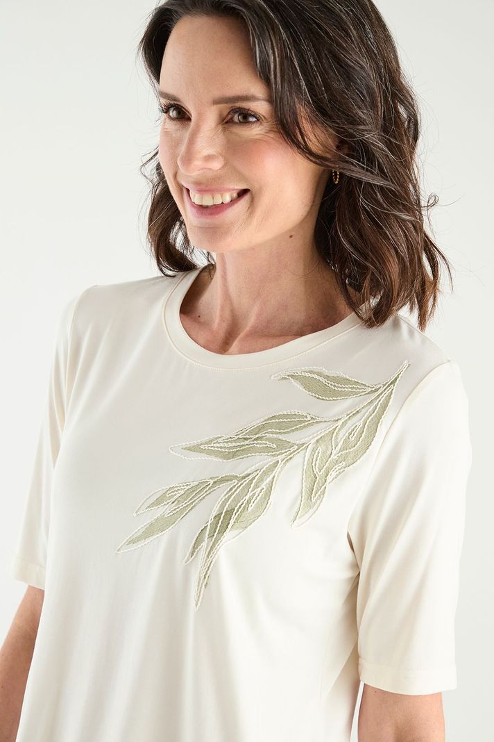 Polera Estampada Crudo Ma Griffe 14602224056105-1