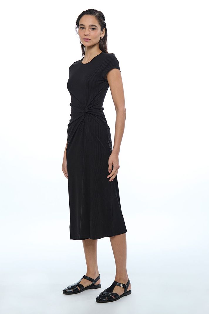 Vestido Liso Largo Negro iO 13420224005102-3