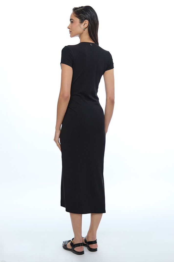 Vestido Liso Largo Negro iO 13420224005102-4