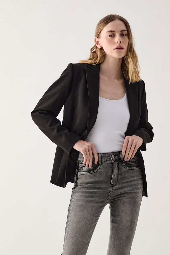 Blazer Liso Negro 16007125005102-1