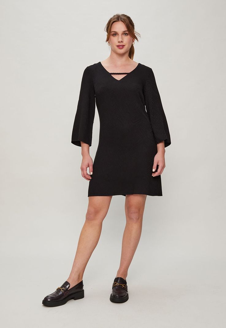 Vestido Corto Negro Negro Ash 13007124052102-0