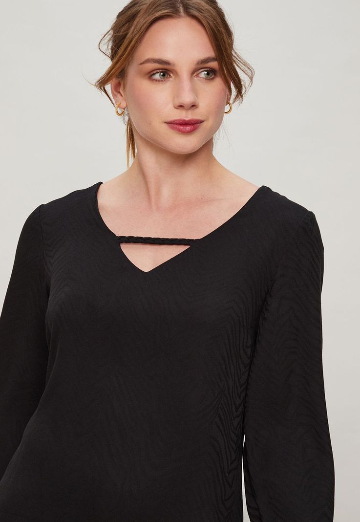 Vestido Corto Negro Negro Ash 13007124052102-1