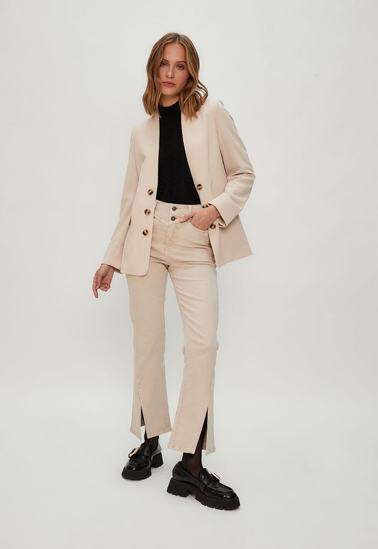 Blazer Liso Beige iO 16020224001106-0