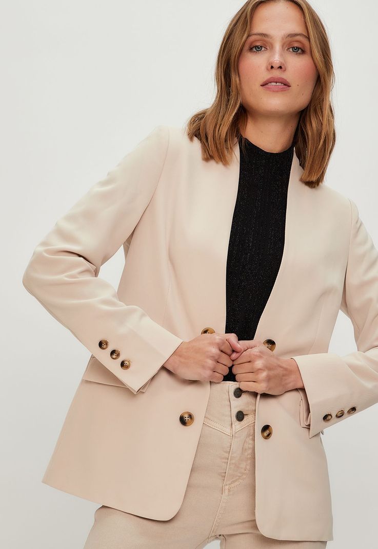 Blazer Liso Beige iO 16020224001106-2