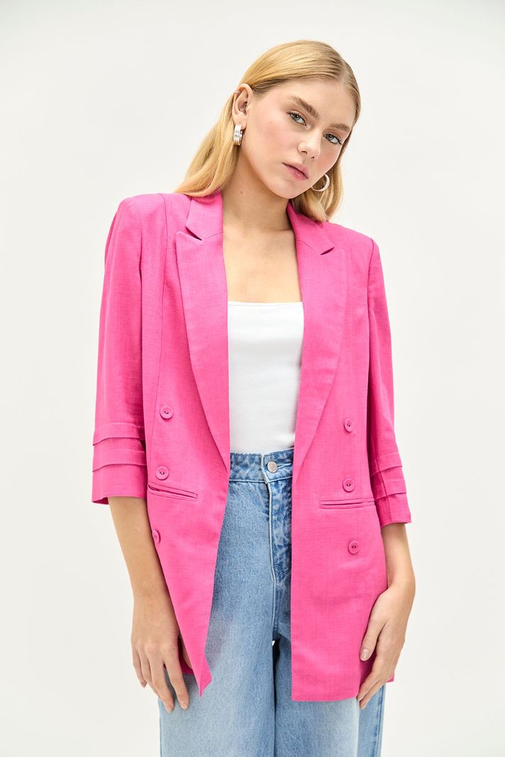 Blazer Liso fucsia iO 16020224056116-2