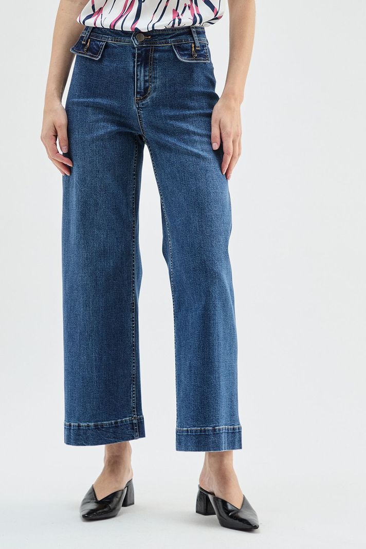 Jeans Wide Azul Ma Griffe 11302125002104-1