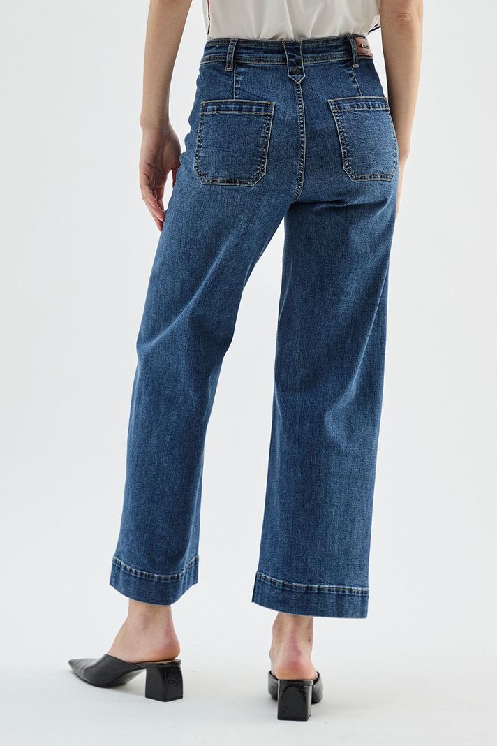 Jeans Wide Azul Ma Griffe 11302125002104-4