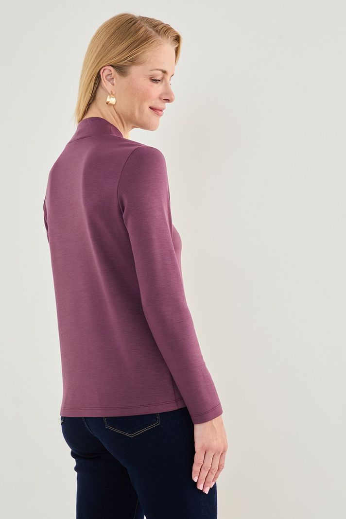 Polera Cuello Alto Burdeos 14202125008112-3