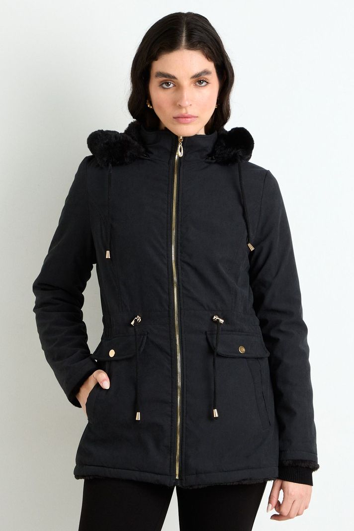 Chaqueton Liso Negro 17204224002102-0