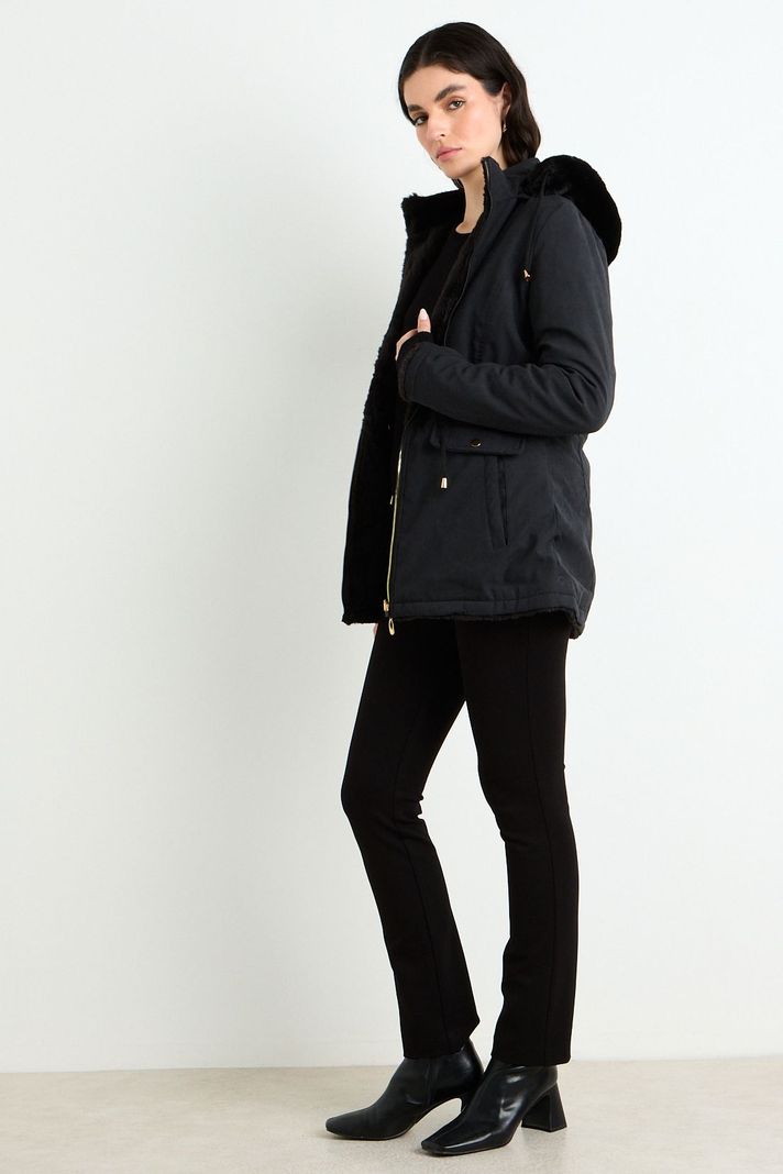 Chaqueton Liso Negro 17204224002102-2