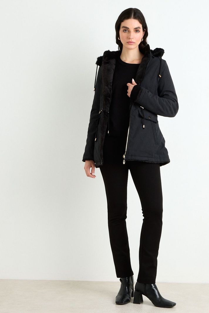 Chaqueton Liso Negro 17204224002102-4