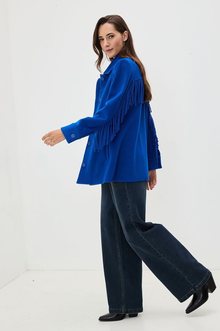 Chaqueton Liso Azul 17220125003134-0