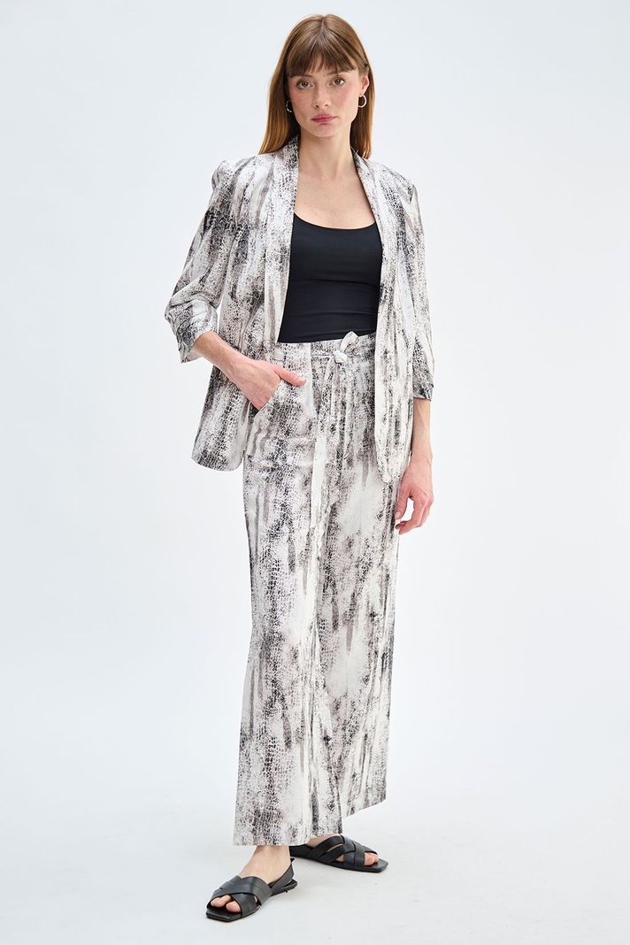 Blazer Estampado Negro Ash 16107224052102-0