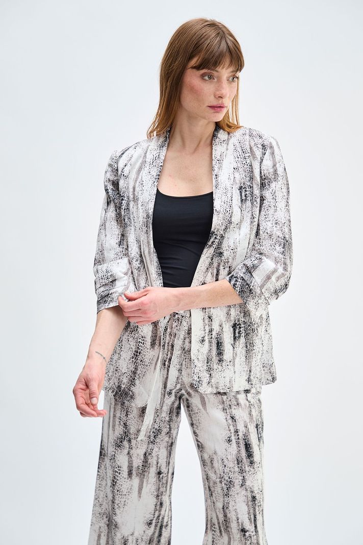 Blazer Estampado Negro Ash 16107224052102-1