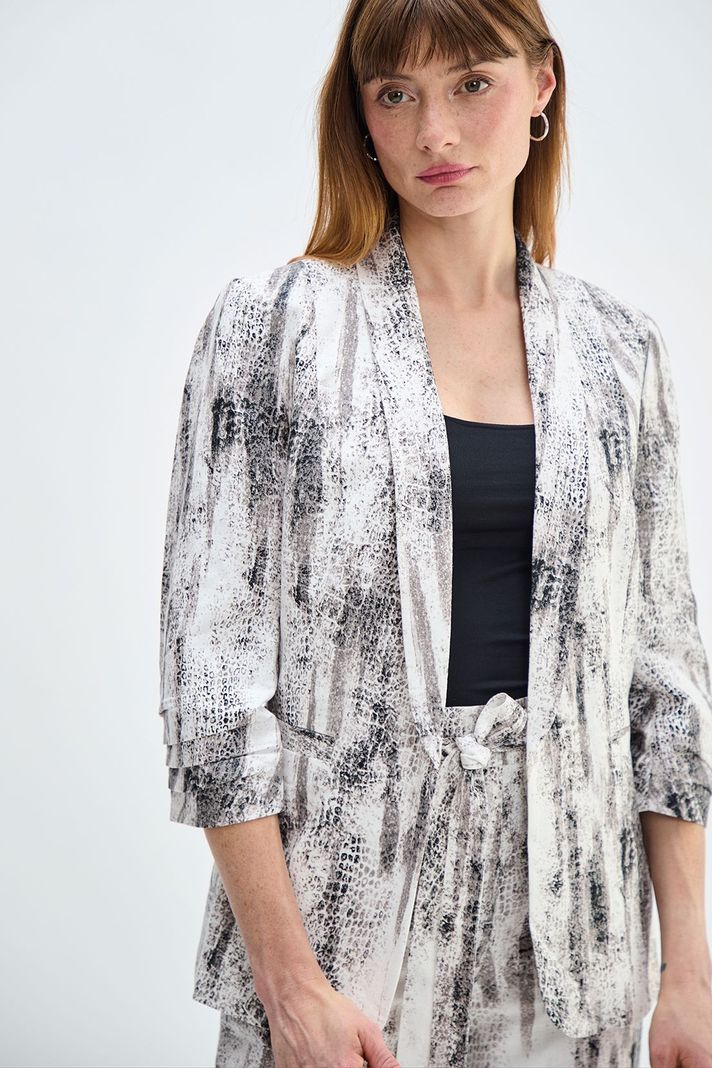 Blazer Estampado Negro Ash 16107224052102-2