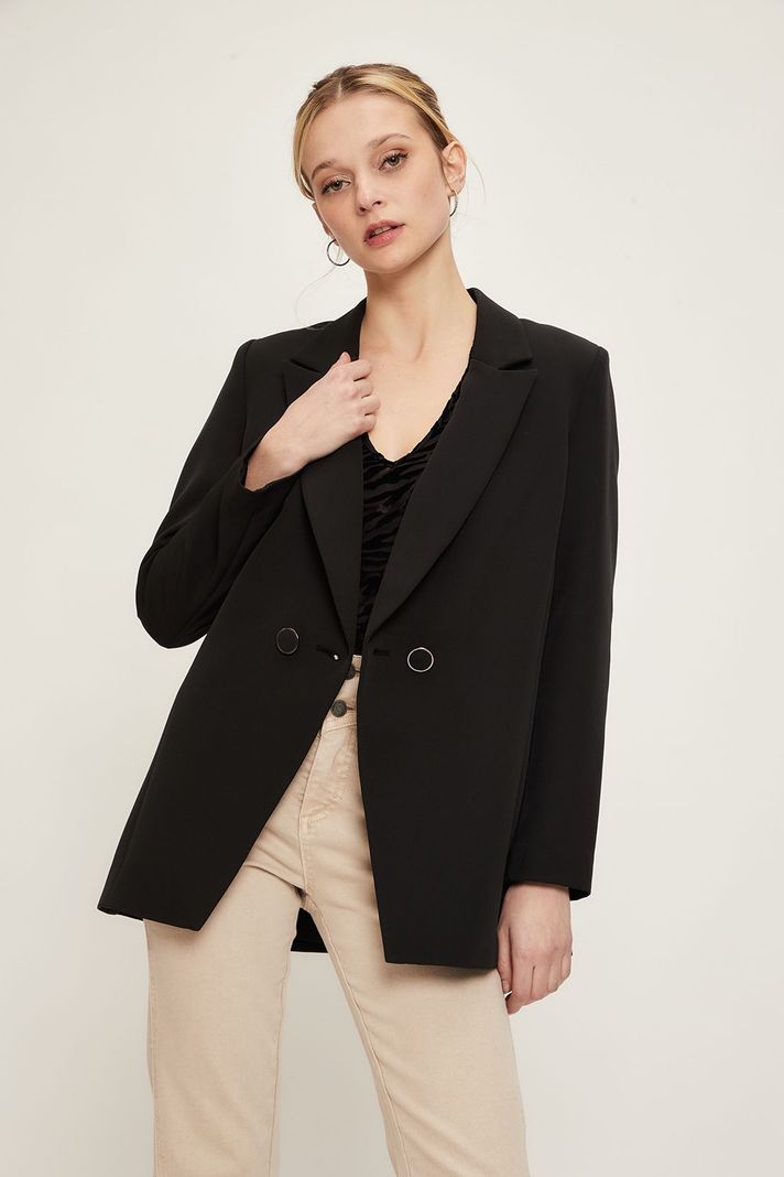 Blazer Liso Negro iO 16020224008102-0