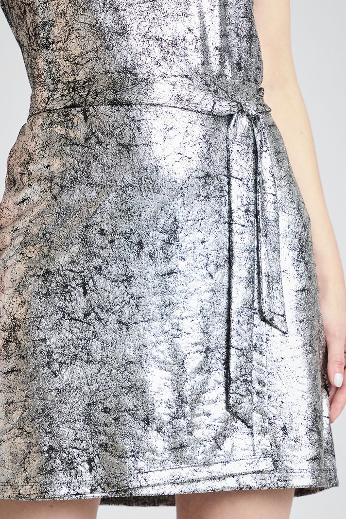 Falda Elasticada Silver Gris Ash 12007224052163-3