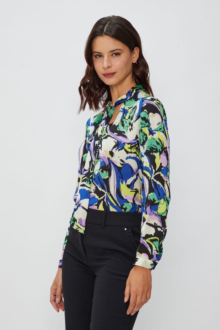 Blusa Fantasia Azul Ash 14107224002134-2
