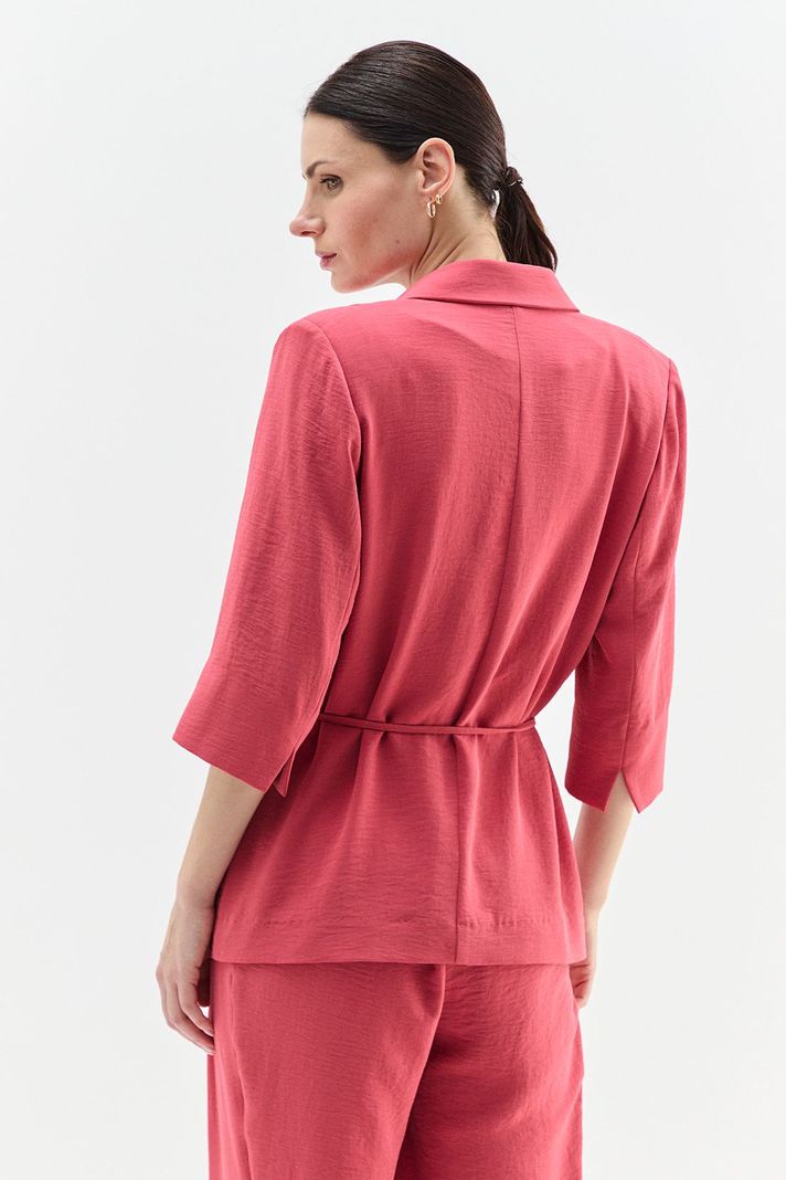 Blazer Con Lazo Rosado Ma Griffe 16002224059123-4