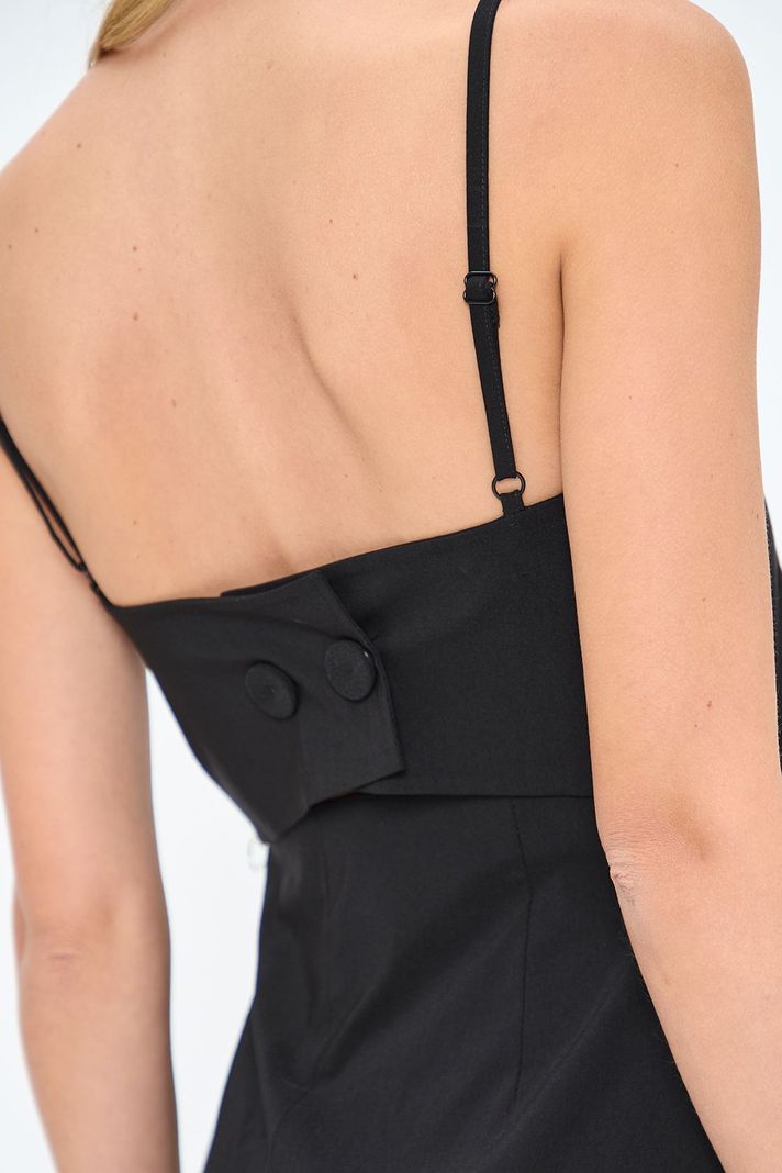 Vestido Liso Negro iO 13020224057102-4