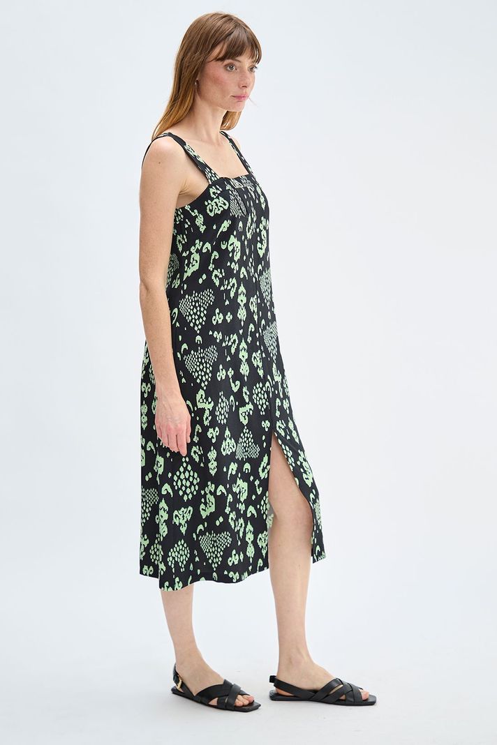 Vestido Largo Estampado Verde Ash 13507224053137-3