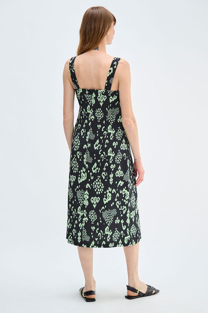 Vestido Largo Estampado Verde Ash 13507224053137-4