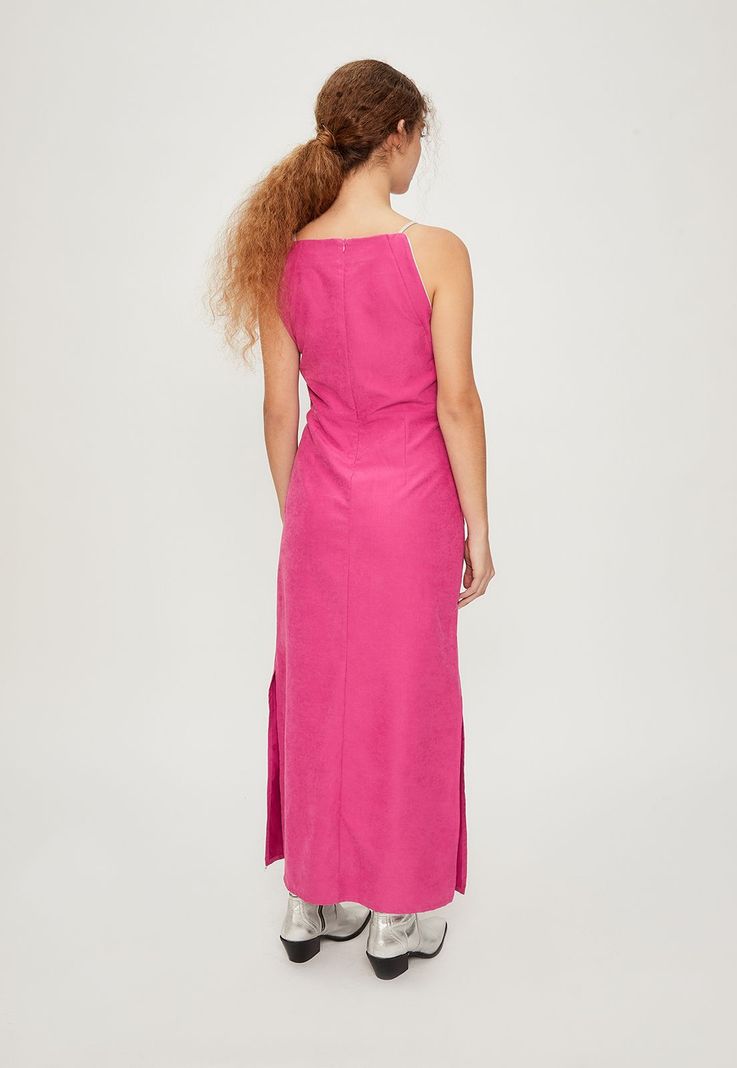 Vestido Liso Largo fucsia iO 13420124001116-3