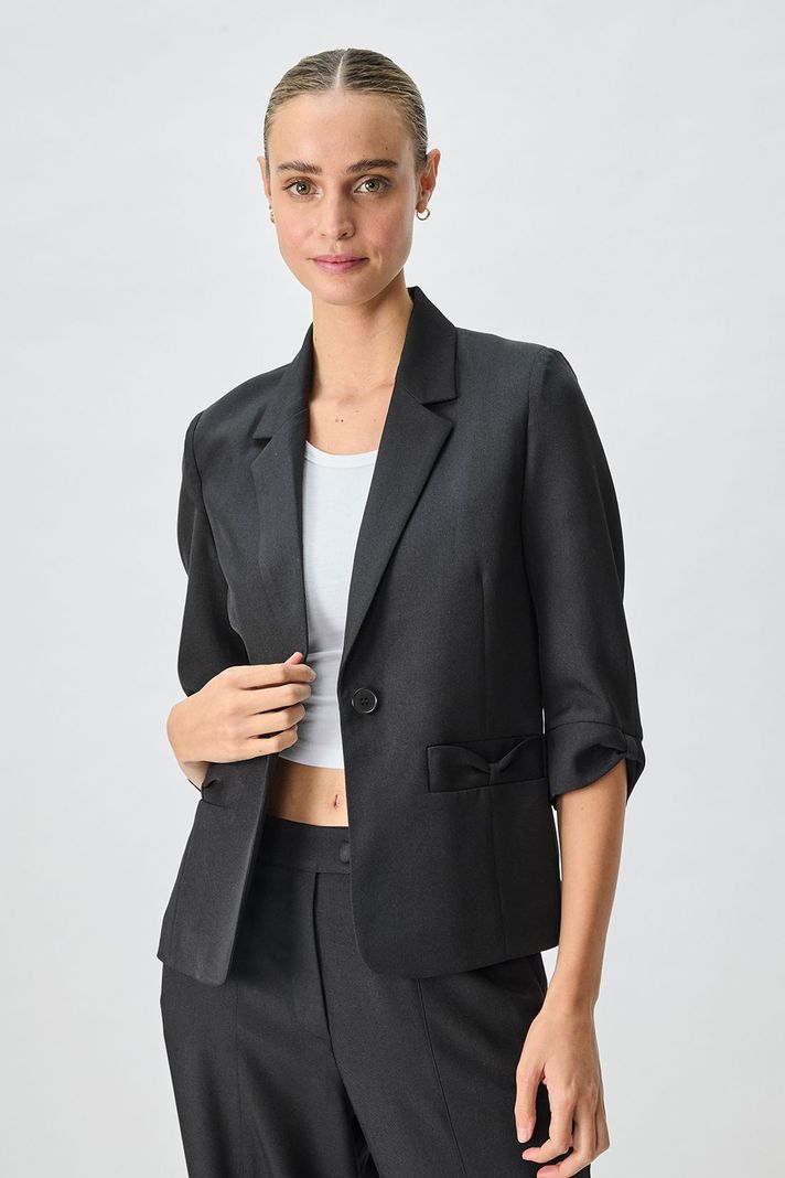 Blazer Liso Negro 16004125001102-0