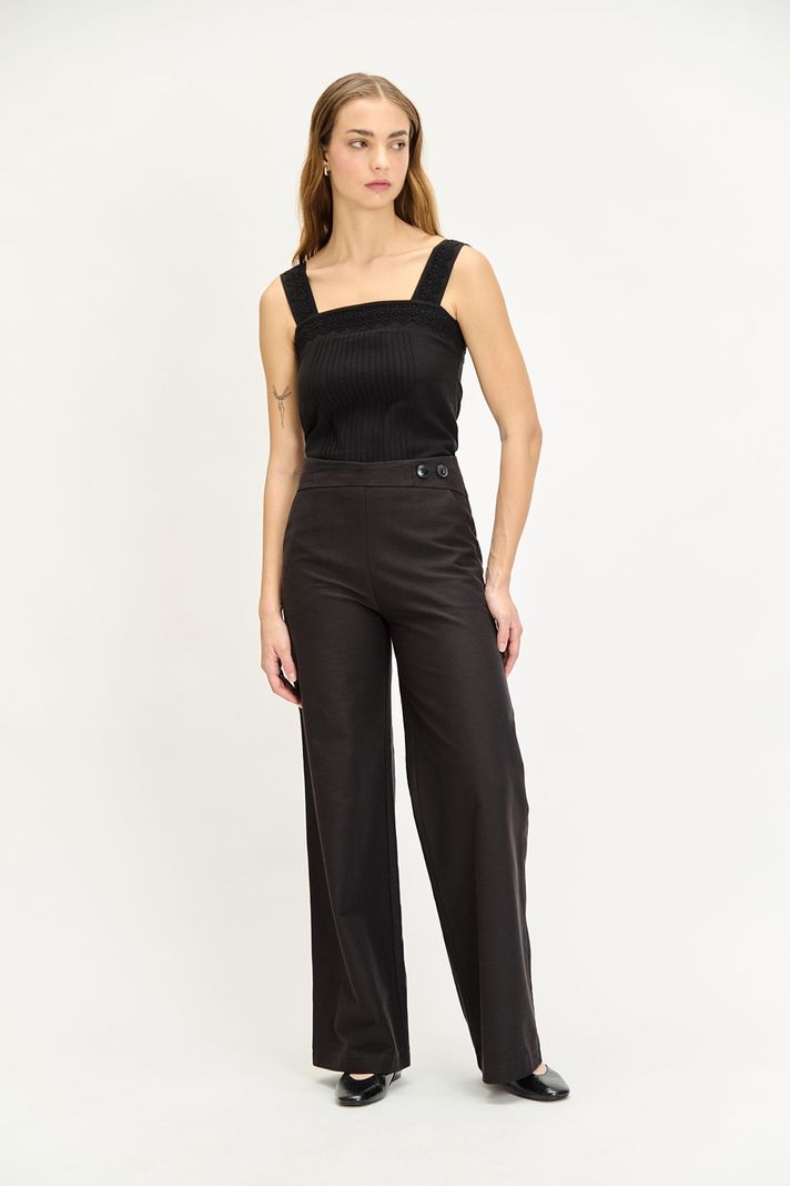 Pantalon Liso Negro iO 11020224058102-0