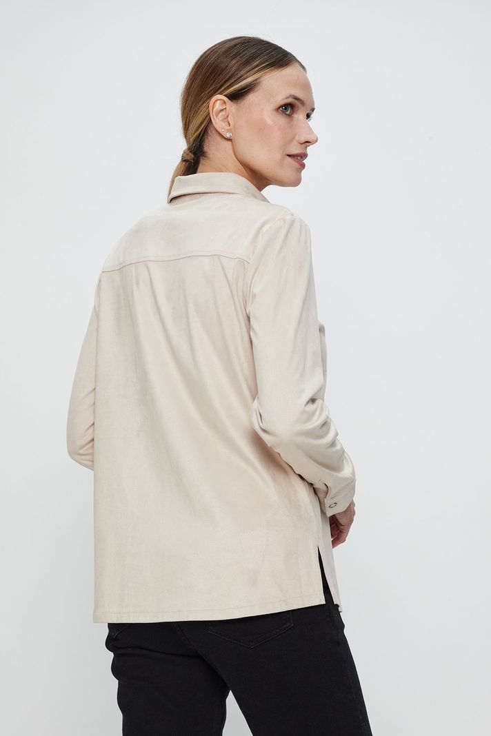 Casaca Lisa Beige Ma Griffe 17502224050106-4