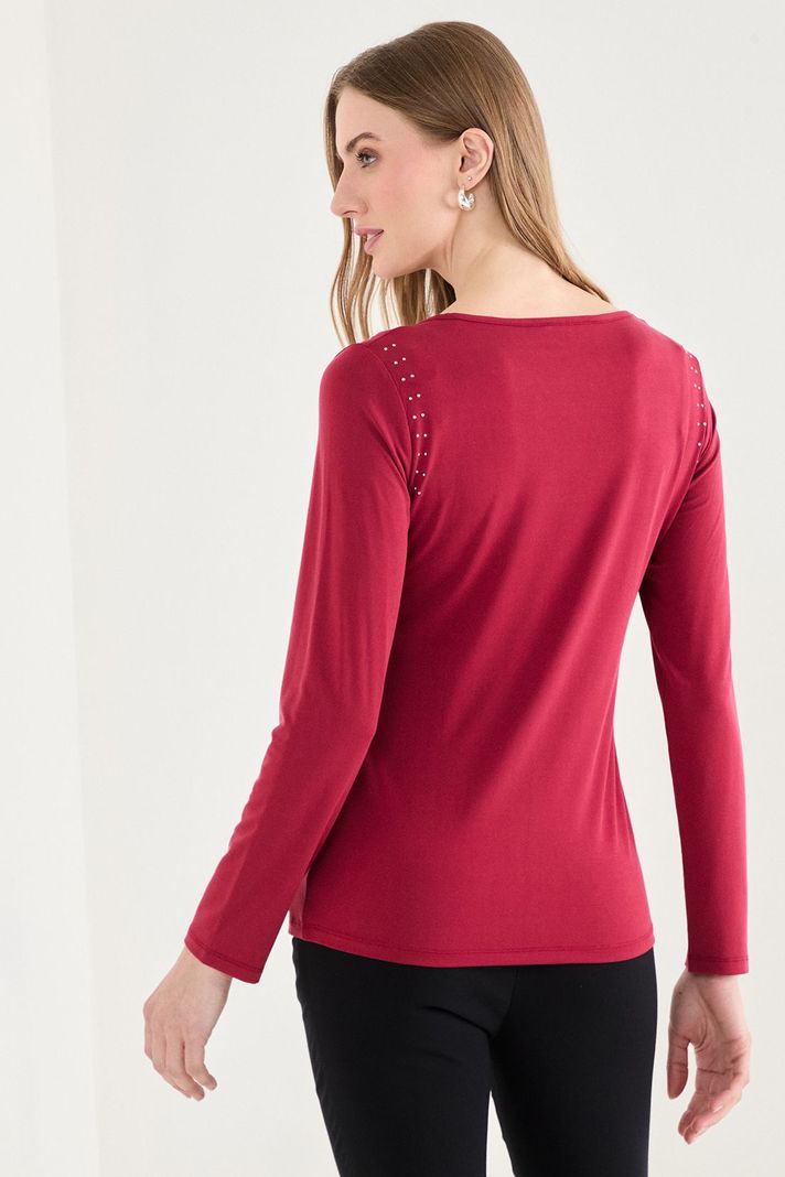 Polera Lisa Burdeos 14204125004112-3