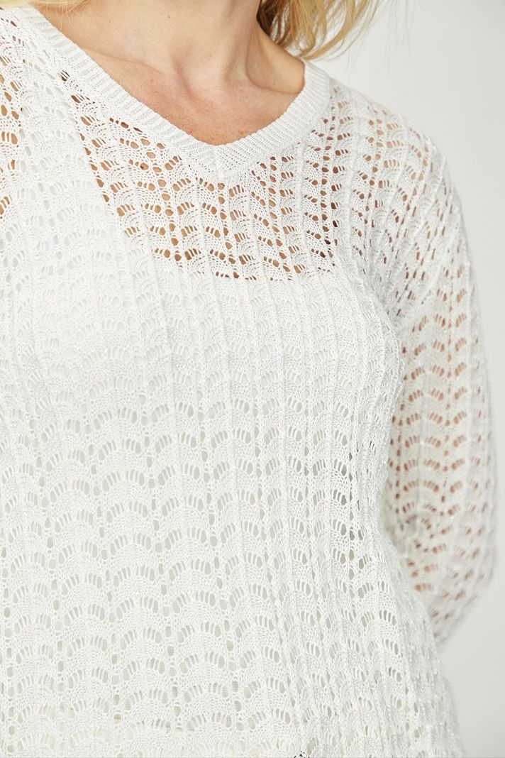 Sweater Liso Blanco Ma Griffe 18102224006105-2