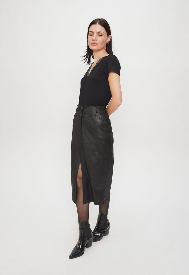 Polera Lisa Negro Ash 14207224005102-2