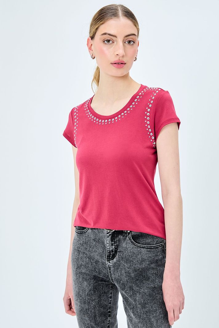 Polera Lisa Rojo iO 14204224003103-0