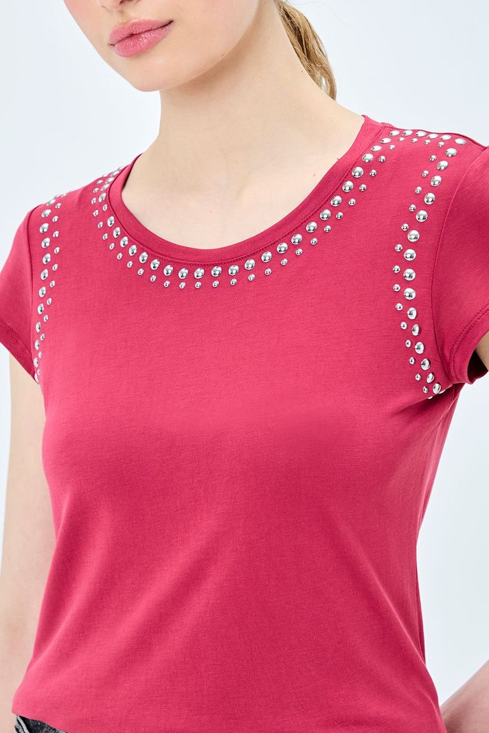 Polera Lisa Rojo iO 14204224003103-1
