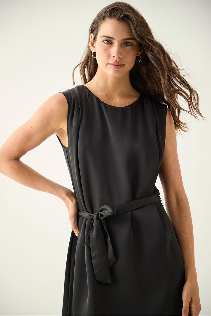 Vestido Liso Negro 13007125051102-1