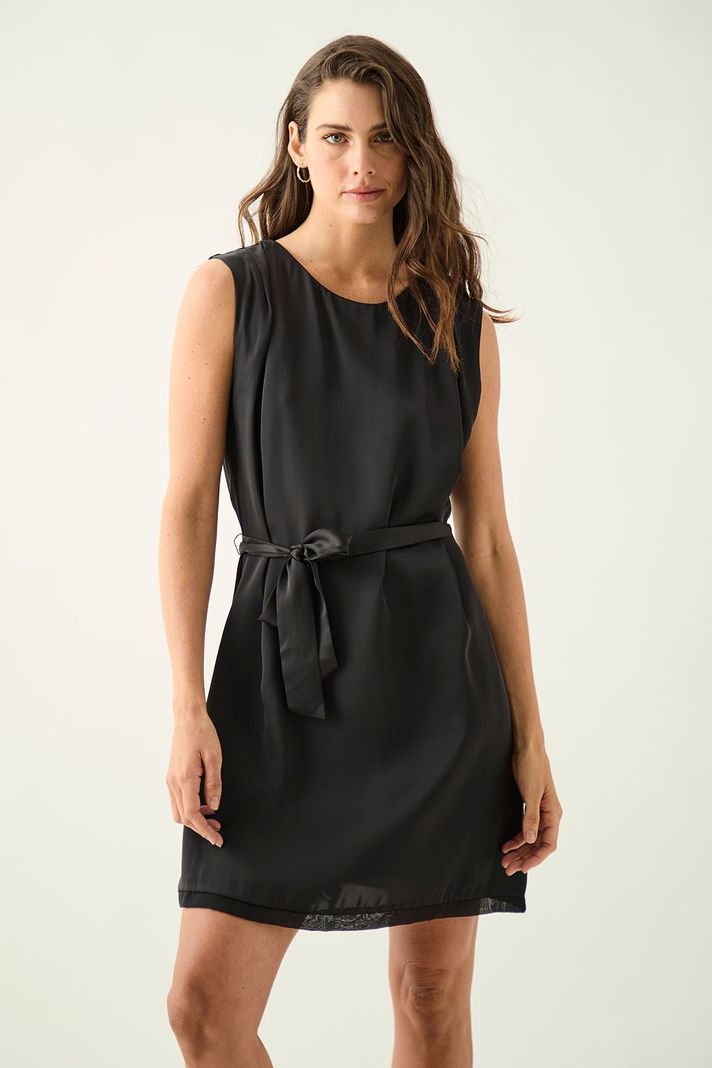 Vestido Liso Negro 13007125051102-2