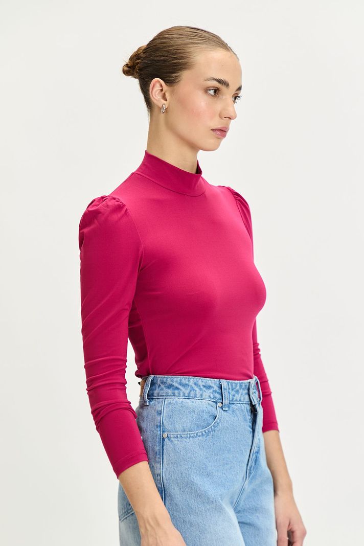 Polera Lisa Fucsia 14204224001116-0