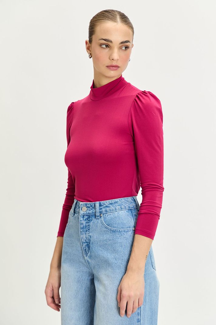 Polera Lisa Fucsia 14204224001116-1