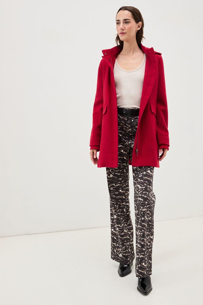 Chaqueton Liso Rojo 17220125055103-4