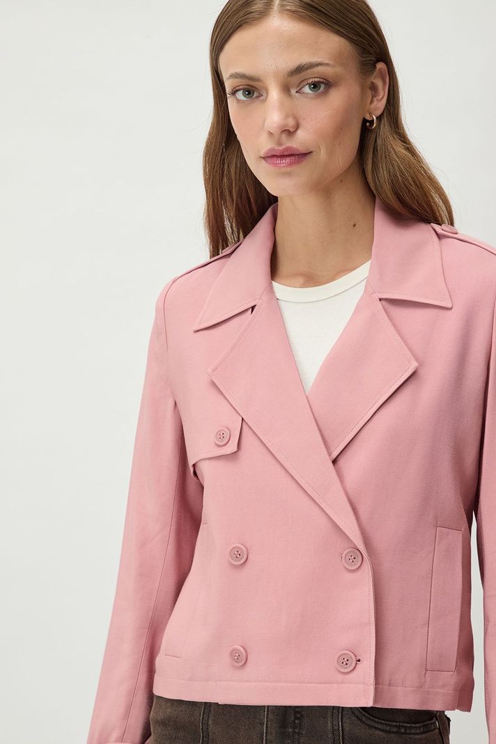 Trench Liso Rosa 17404125001123-0