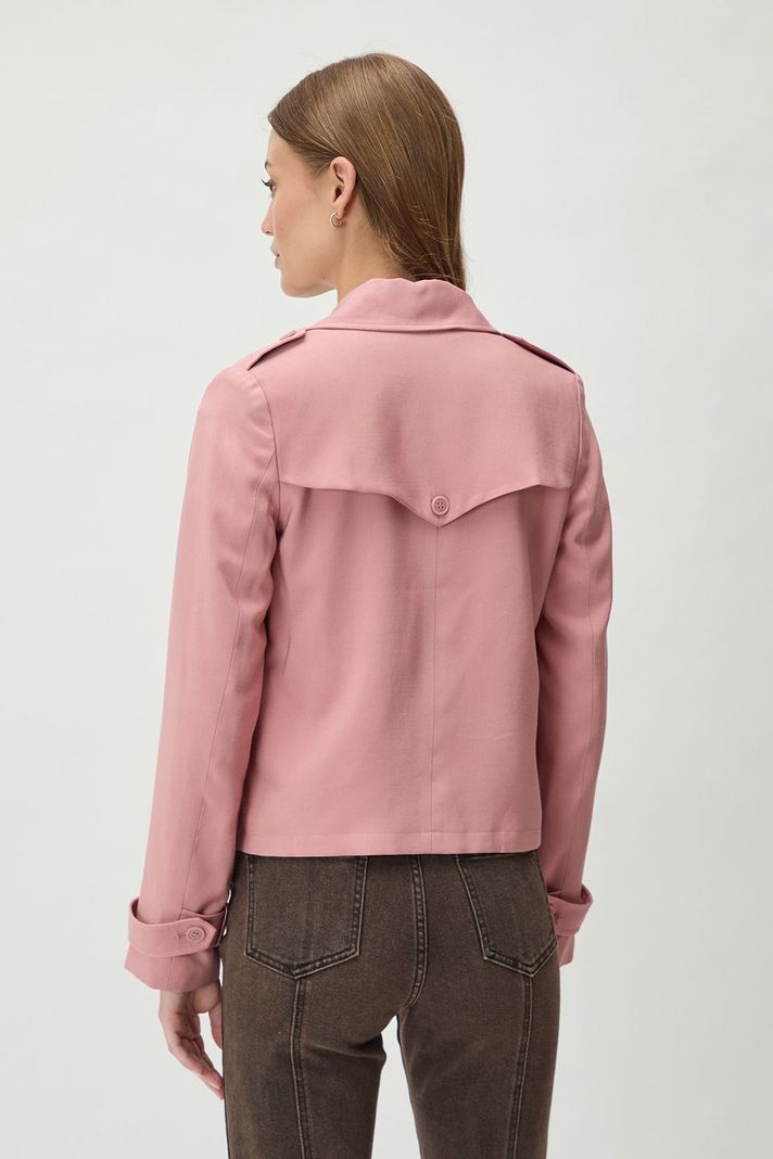 Trench Liso Rosa 17404125001123-2