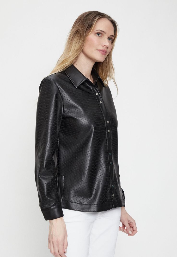 Casaca Lisa Negro Ma Griffe 17502224056102-3